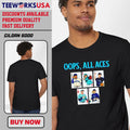 Oops All Aces Mariners vintage - Adult & Kids T-Shirts, Sweatshirts & Hoodies apparel design preview 1