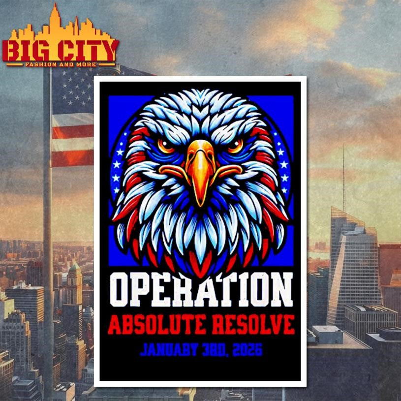Operation Absolute Resolve January 3rd 2026 - Adult & Kids T-Shirts, Sweatshirts & Hoodies apparel design preview 4