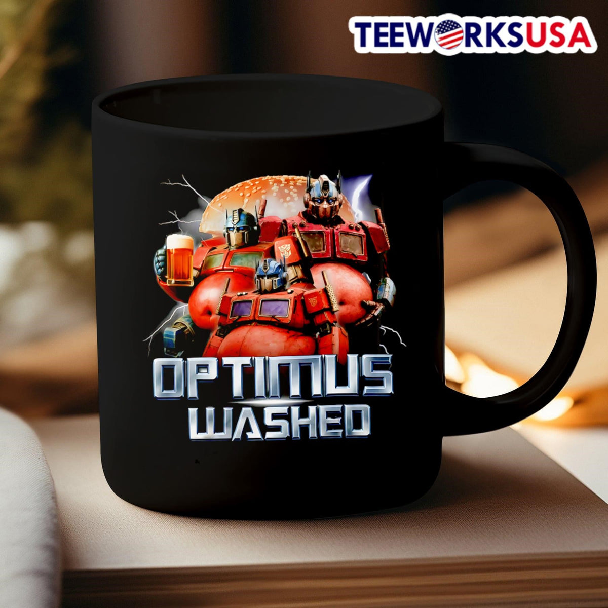 Optimus washed - Adult & Kids T-Shirts, Sweatshirts & Hoodies apparel design preview 3