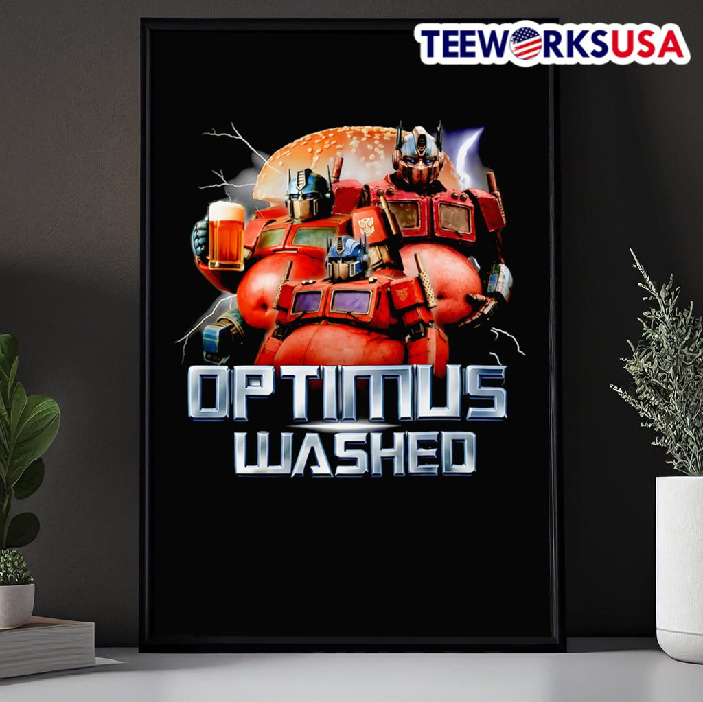 Optimus washed - Adult & Kids T-Shirts, Sweatshirts & Hoodies apparel design preview 5