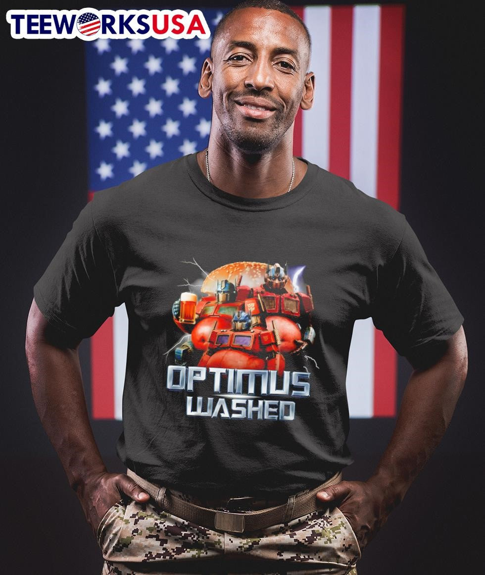 Optimus washed - Adult & Kids T-Shirts, Sweatshirts & Hoodies apparel design preview 1