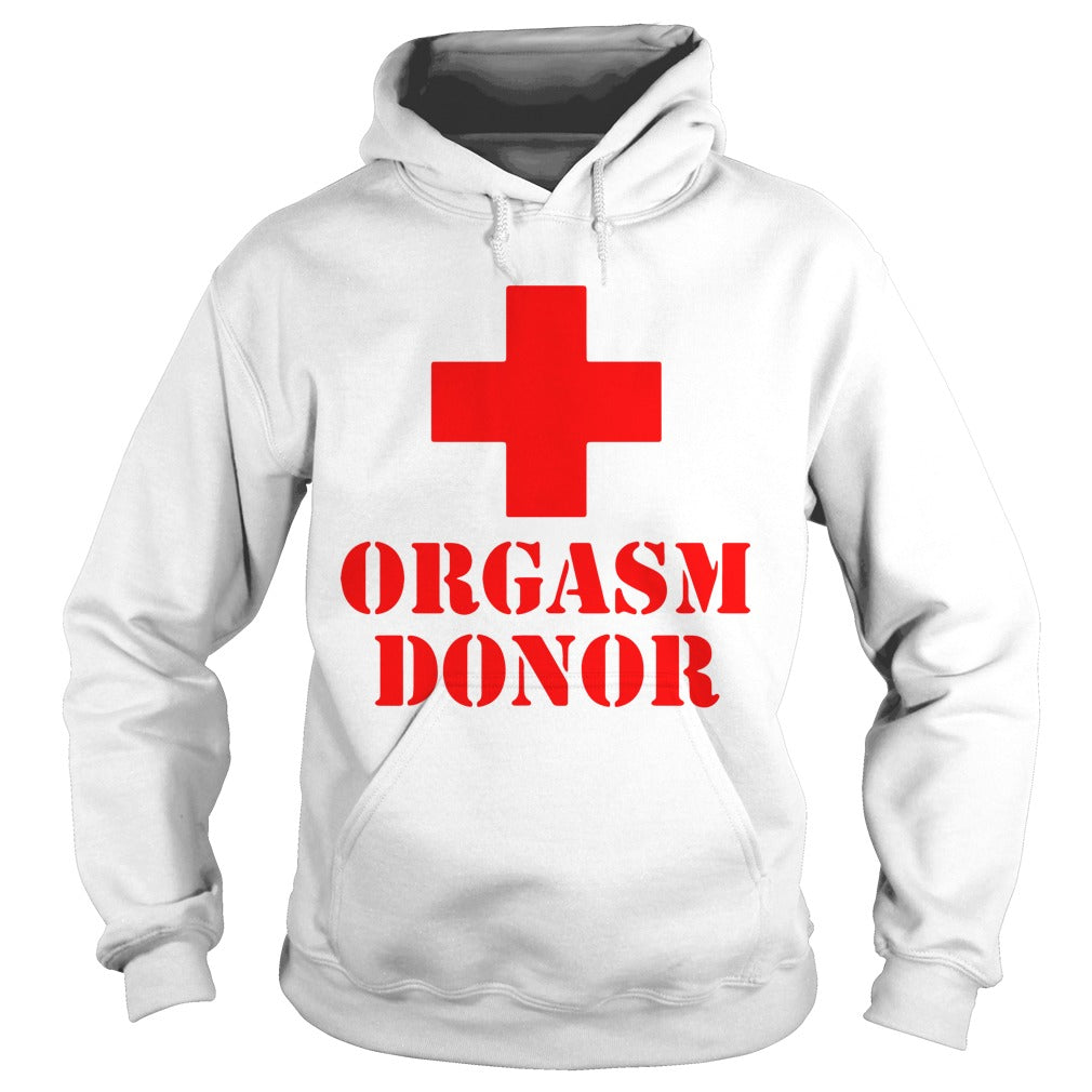 Orgasm Donor - Adult & Kids T-Shirts, Sweatshirts & Hoodies apparel design preview 4