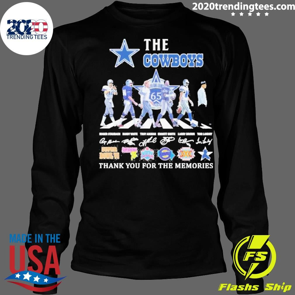 Original 65th Anniversary The Cowboys Abbey Road - Adult & Kids T-Shirts, Sweatshirts & Hoodies apparel design preview 4
