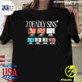 Original 7 Deadly Sins Heavyweight Ls - Adult & Kids T-Shirts, Sweatshirts & Hoodies apparel design preview 1