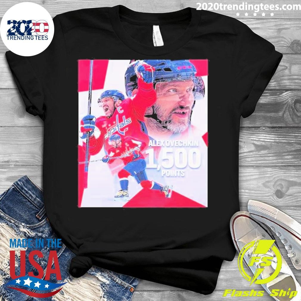 Original Alex Ovechkin Is The 16th Player In Nhl - Adult & Kids T-Shirts, Sweatshirts & Hoodies apparel design preview 3