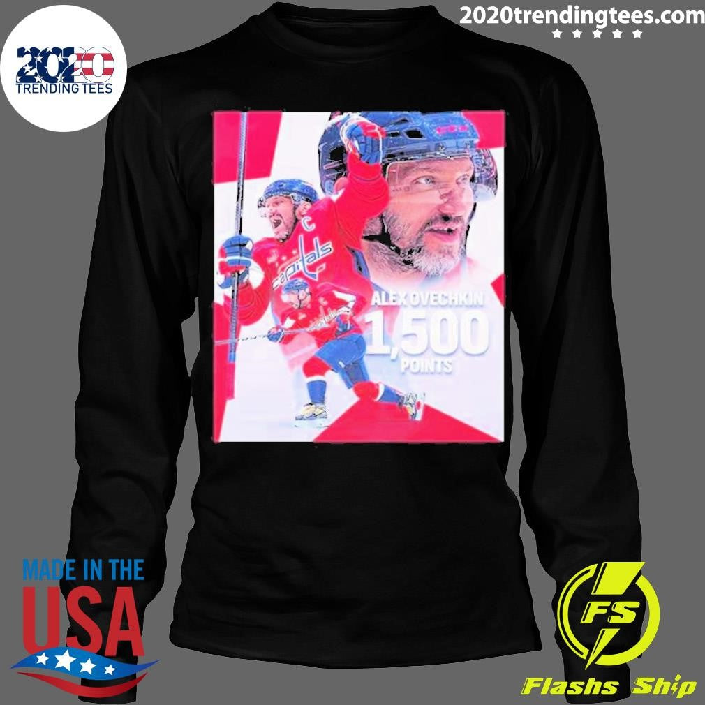 Original Alex Ovechkin Is The 16th Player In Nhl - Adult & Kids T-Shirts, Sweatshirts & Hoodies apparel design preview 4