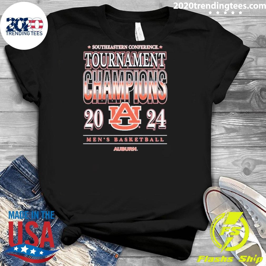 Original Auburn Mbb 2024 Southeastern Conference - Adult & Kids T-Shirts, Sweatshirts & Hoodies apparel design preview 3