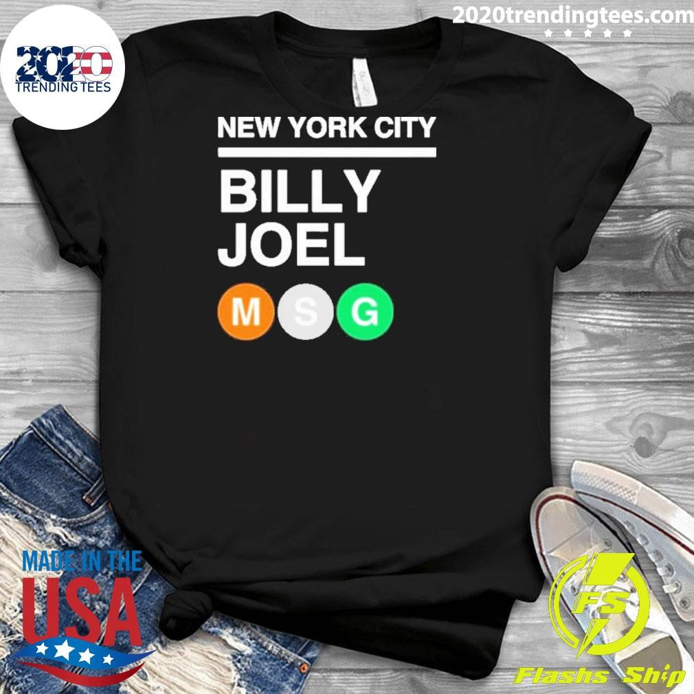 Original Billy Joel MSG Subway New York City - Adult & Kids T-Shirts, Sweatshirts & Hoodies apparel design preview 3