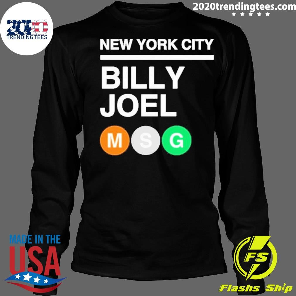 Original Billy Joel MSG Subway New York City - Adult & Kids T-Shirts, Sweatshirts & Hoodies apparel design preview 4