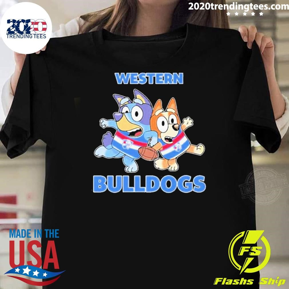 Original Bluey Western Bulldogs 2024 - Adult & Kids T-Shirts, Sweatshirts & Hoodies apparel design preview 1