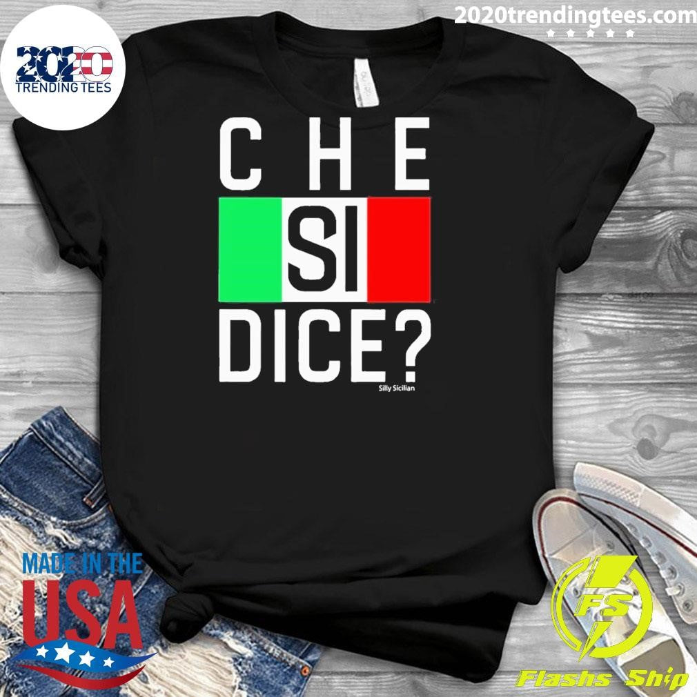 Original Che Si Dice Italian Whats Up Hows It Going - Adult & Kids T-Shirts, Sweatshirts & Hoodies apparel design preview 3