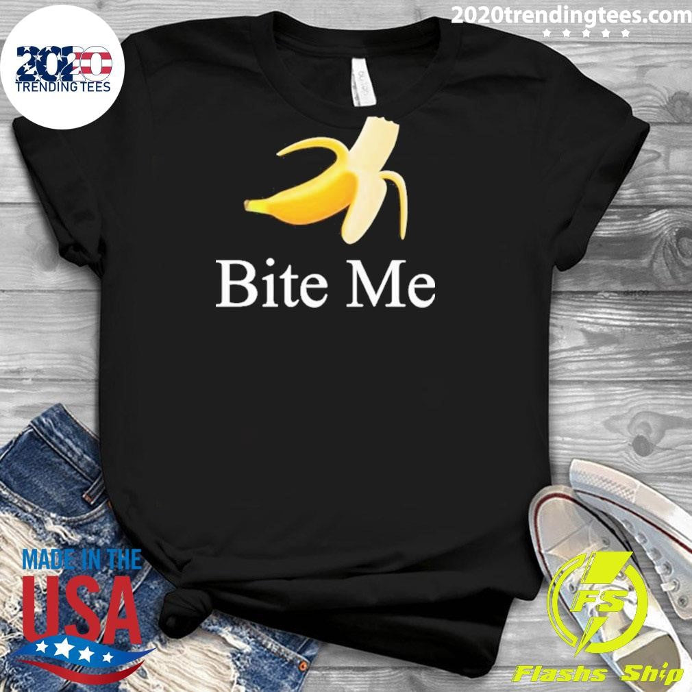 Original Coi Leray Banana Bite Me - Adult & Kids T-Shirts, Sweatshirts & Hoodies apparel design preview 3