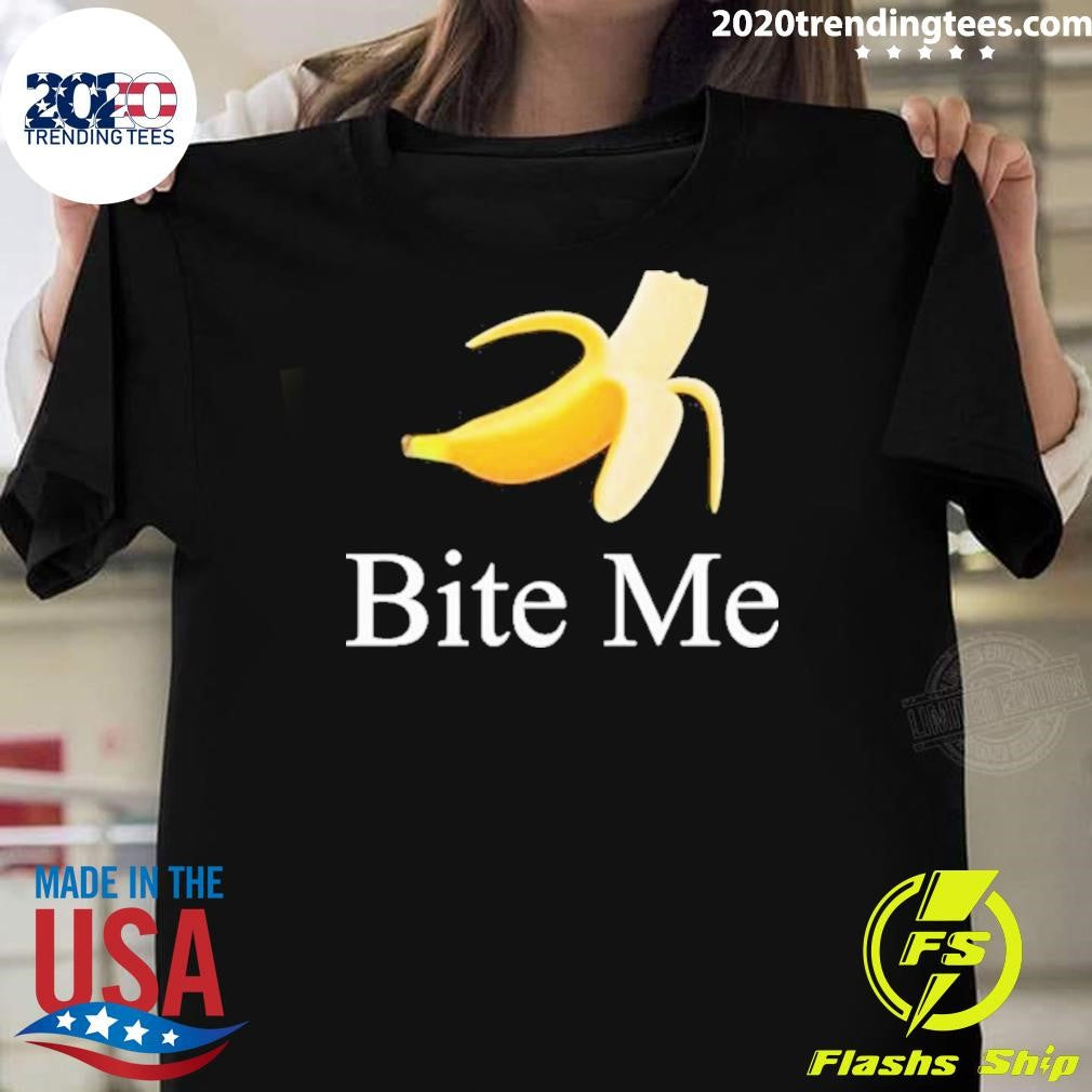 Original Coi Leray Banana Bite Me - Adult & Kids T-Shirts, Sweatshirts & Hoodies apparel design preview 1