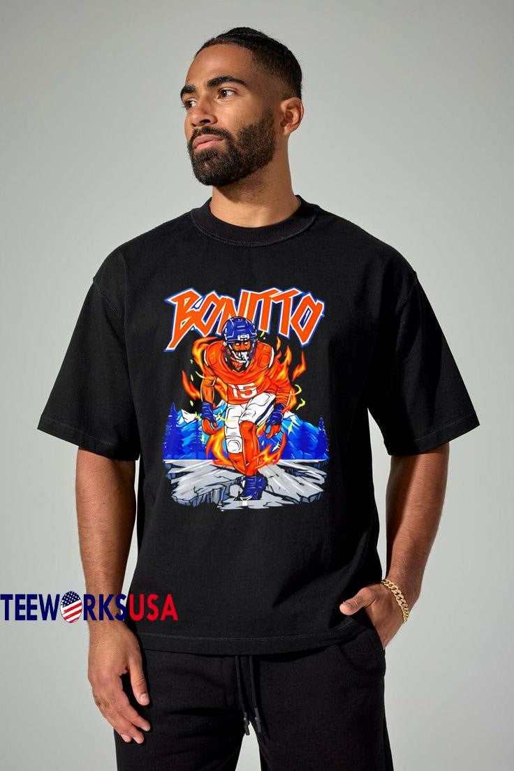 Original Denver Broncos Nik Bonitto Downtown - Adult & Kids T-Shirts, Sweatshirts & Hoodies apparel design preview 1