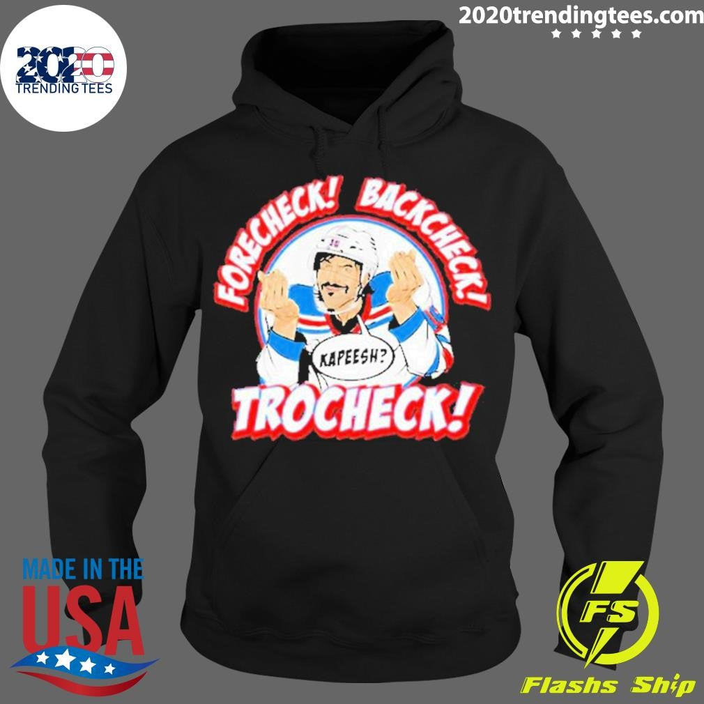 Original Forecheck Backcheck Trocheck Kapeesh - Adult & Kids T-Shirts, Sweatshirts & Hoodies apparel design preview 2