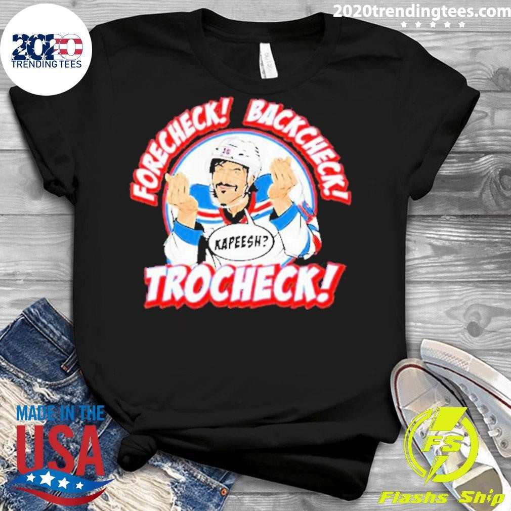 Original Forecheck Backcheck Trocheck Kapeesh - Adult & Kids T-Shirts, Sweatshirts & Hoodies apparel design preview 3