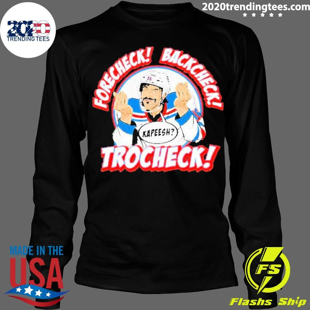 Original Forecheck Backcheck Trocheck Kapeesh - Adult & Kids T-Shirts, Sweatshirts & Hoodies apparel design preview 4