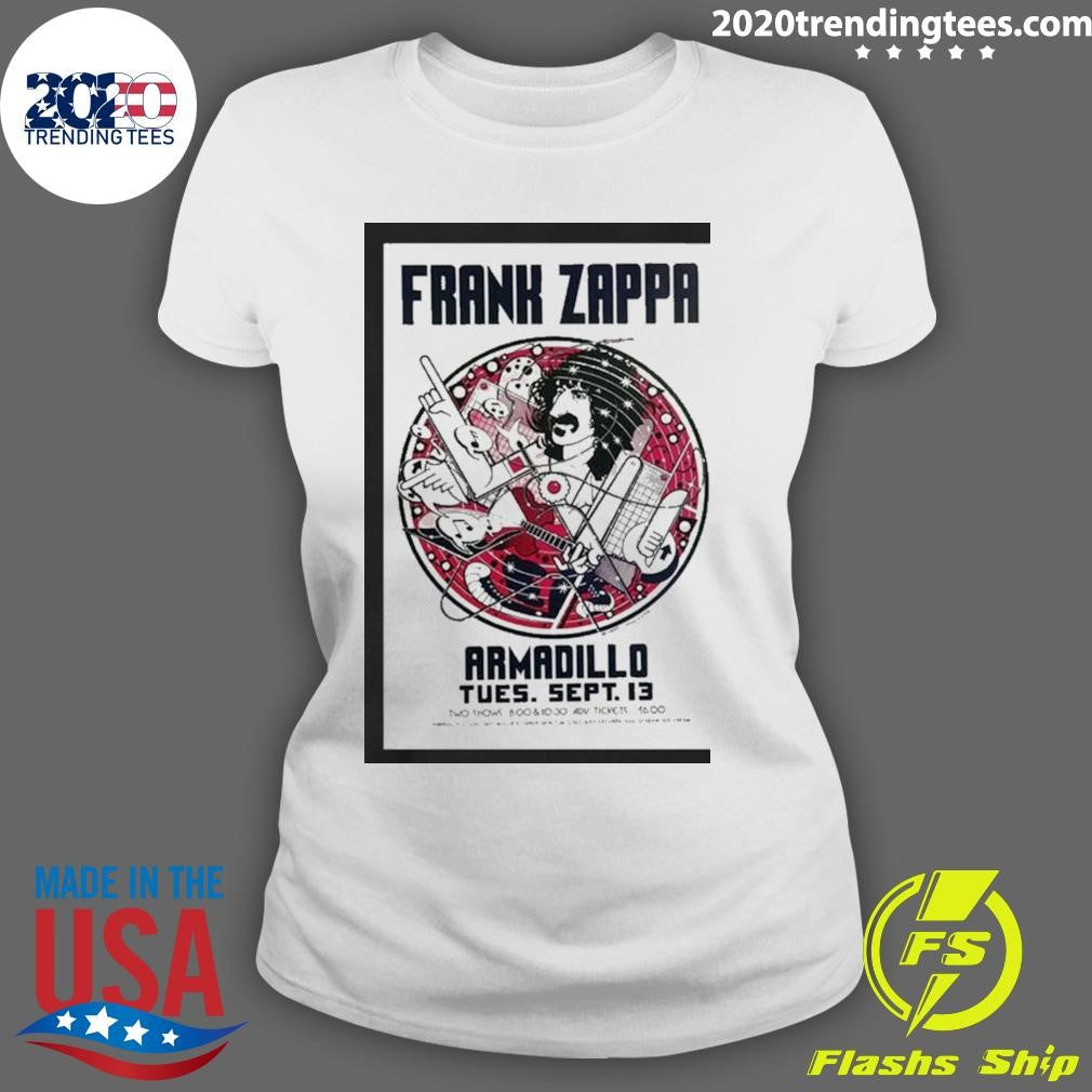 Original Frank Zappa September 13 2024, Armadillo - Adult & Kids T-Shirts, Sweatshirts & Hoodies apparel design preview 3