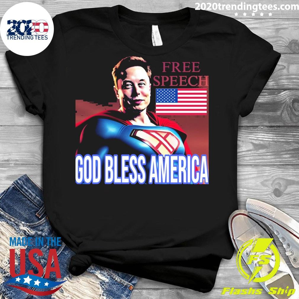 Original Free Speech God Bless America - Adult & Kids T-Shirts, Sweatshirts & Hoodies apparel design preview 3