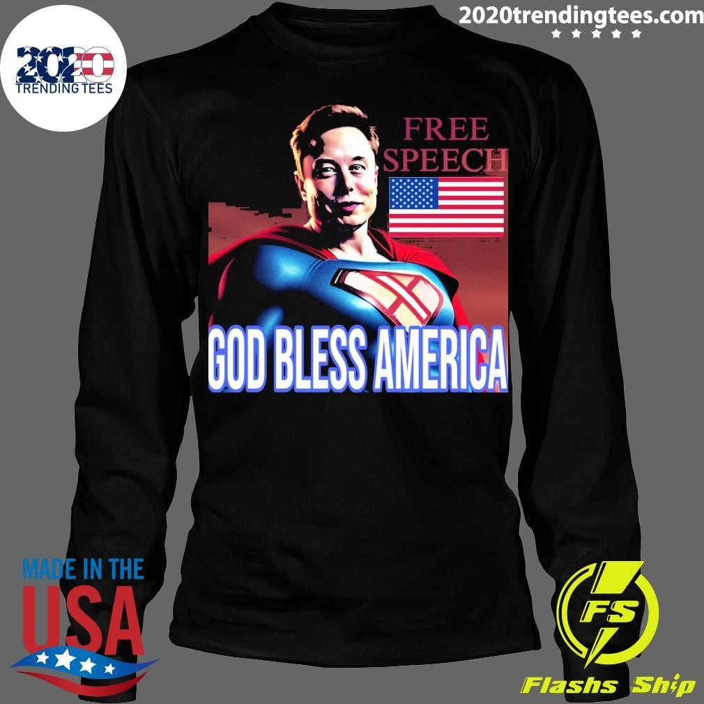 Original Free Speech God Bless America - Adult & Kids T-Shirts, Sweatshirts & Hoodies apparel design preview 4