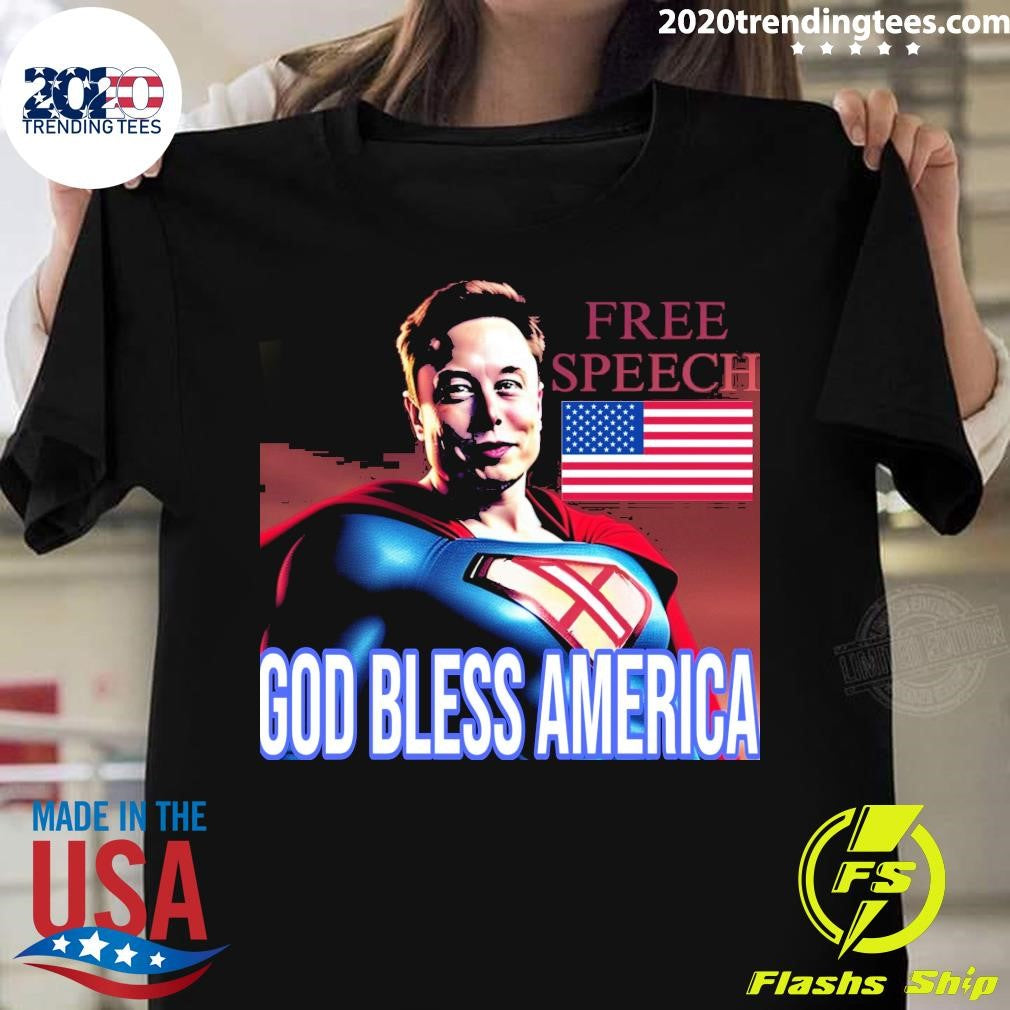Original Free Speech God Bless America - Adult & Kids T-Shirts, Sweatshirts & Hoodies apparel design preview 1