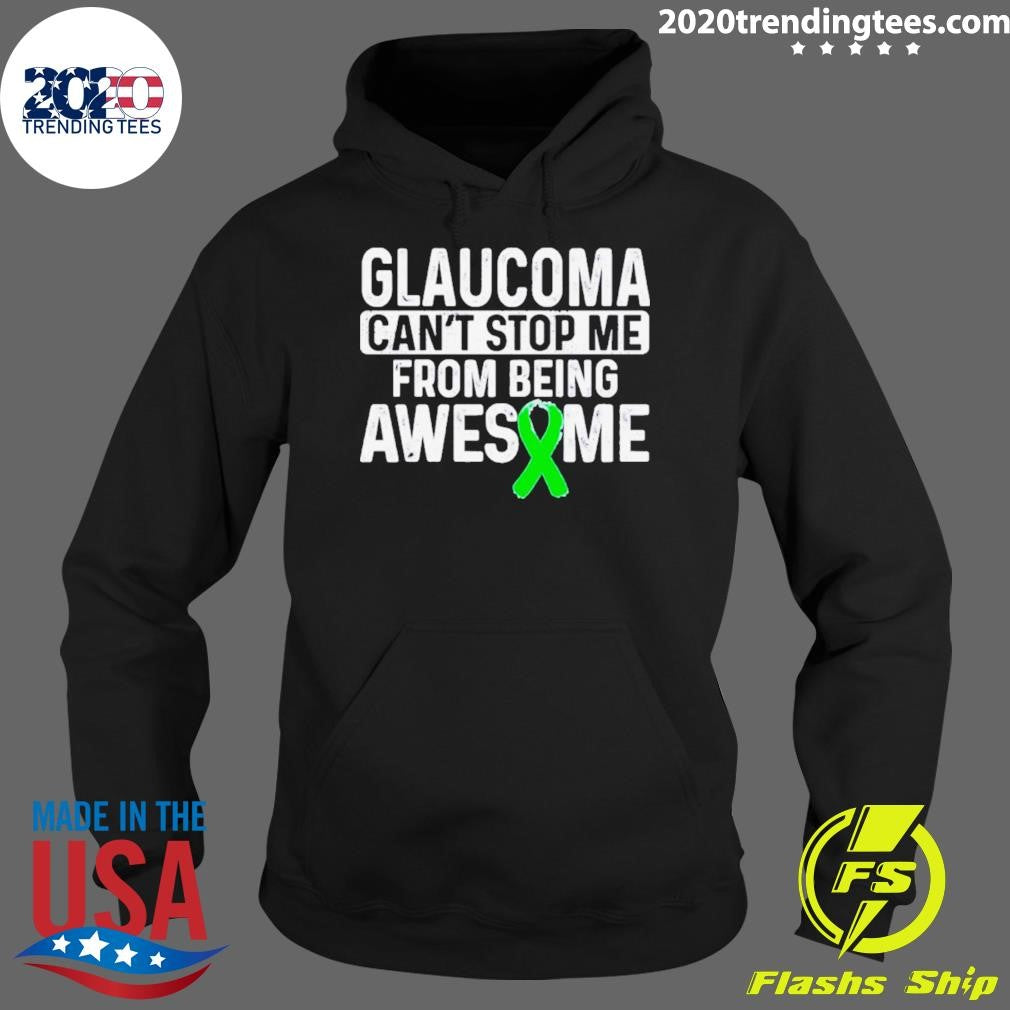 Original Glaucoma Can't Stop Me From Being Awesome - Adult & Kids T-Shirts, Sweatshirts & Hoodies apparel design preview 2