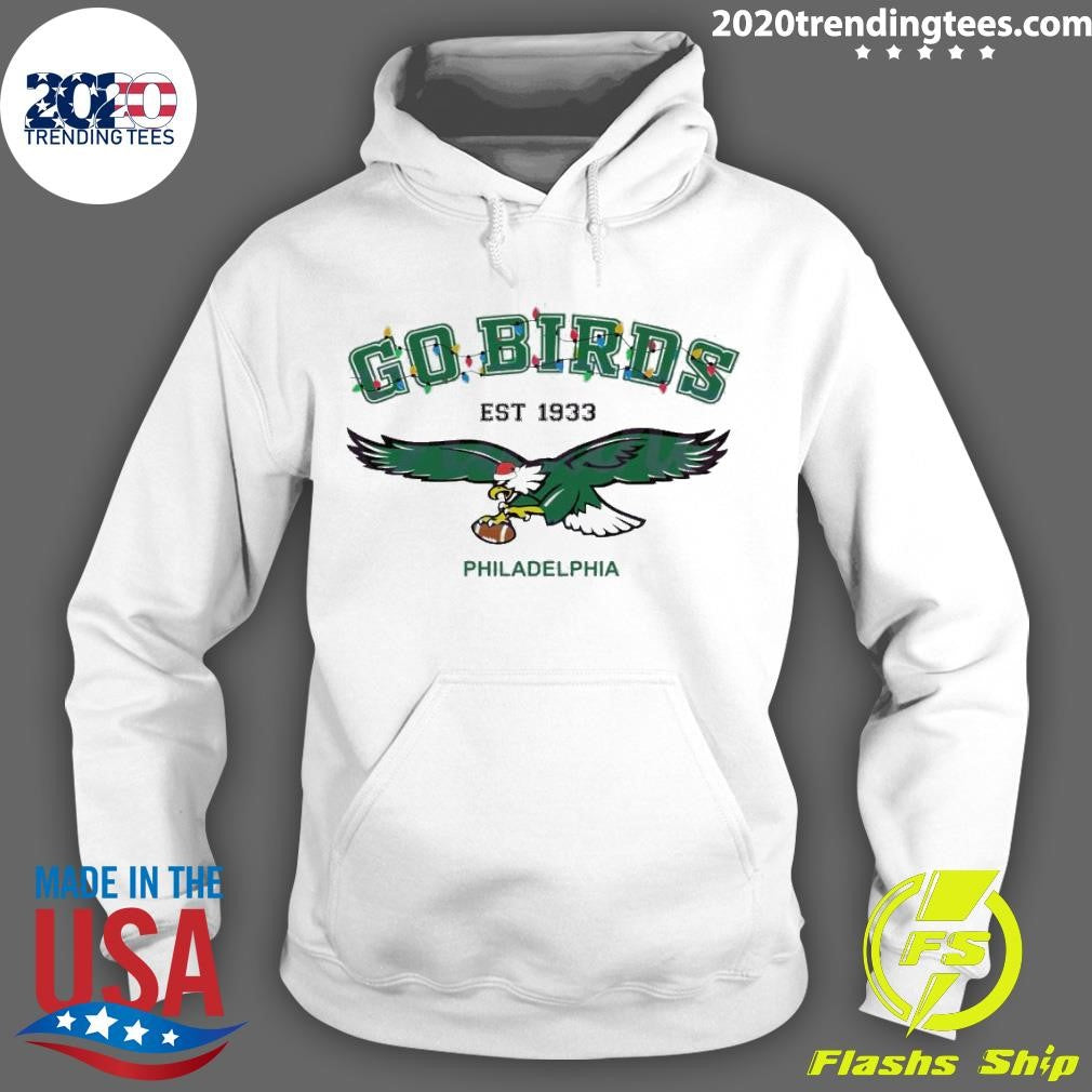 Original Go Birds Philadelphia Est 1933 Christmas - Adult & Kids T-Shirts, Sweatshirts & Hoodies apparel design preview 2