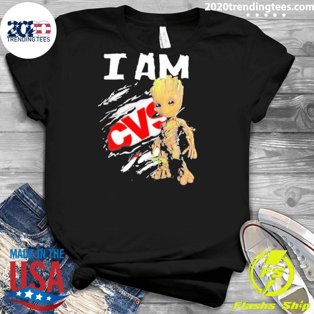 Original I Am Groot Cvs Logo - Adult & Kids T-Shirts, Sweatshirts & Hoodies apparel design preview 3