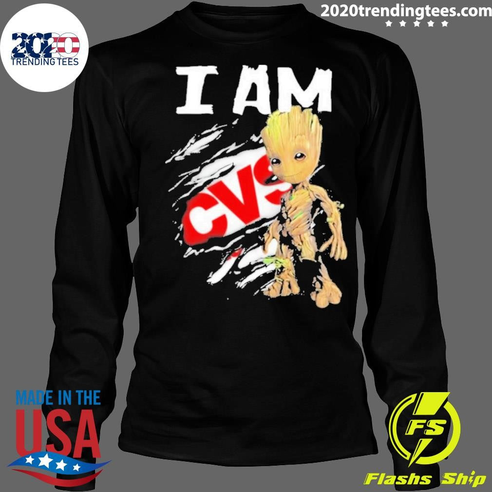 Original I Am Groot Cvs Logo - Adult & Kids T-Shirts, Sweatshirts & Hoodies apparel design preview 4