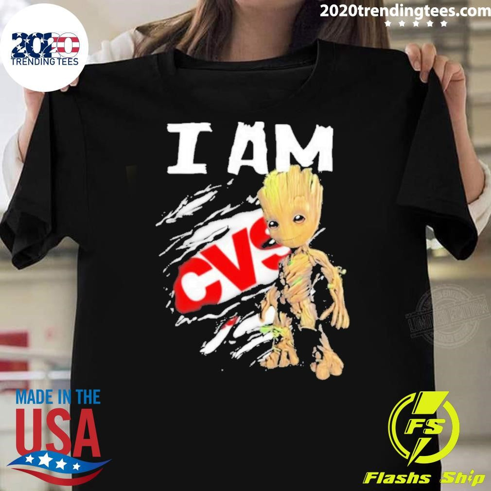 Original I Am Groot Cvs Logo - Adult & Kids T-Shirts, Sweatshirts & Hoodies apparel design preview 1