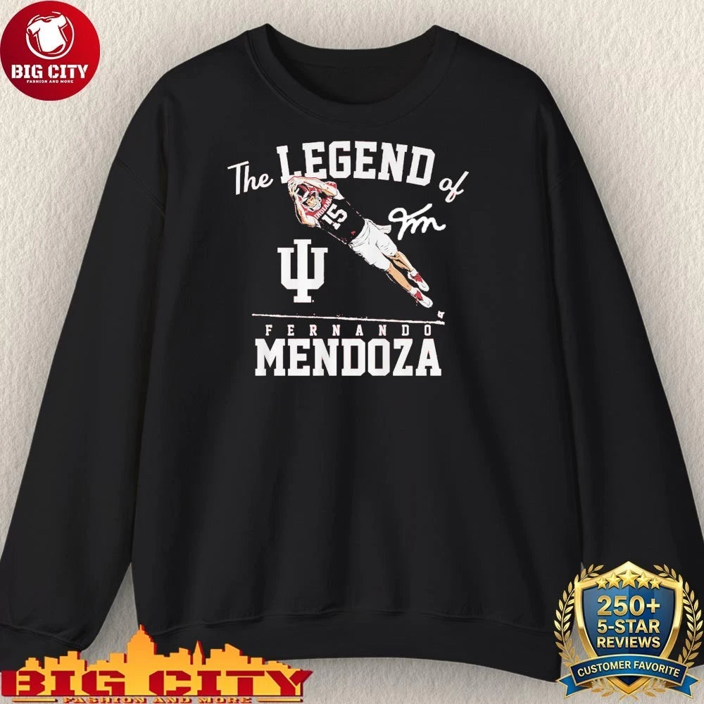 Original Indiana Football The Legend Of Fernando - Adult & Kids T-Shirts, Sweatshirts & Hoodies apparel design preview 3