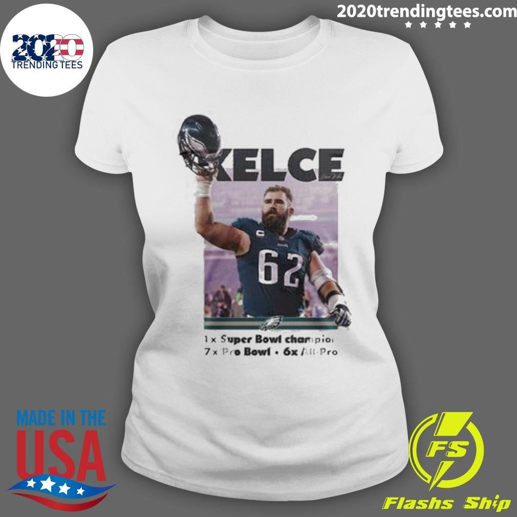 Original Jason Kelce Philadelphia Eagles 1x Super - Adult & Kids T-Shirts, Sweatshirts & Hoodies apparel design preview 3