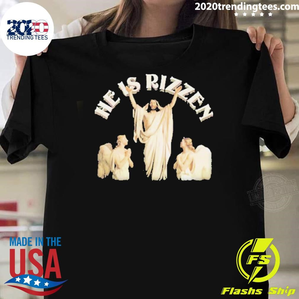 Original Jesus He Is Rizzen - Adult & Kids T-Shirts, Sweatshirts & Hoodies apparel design preview 1