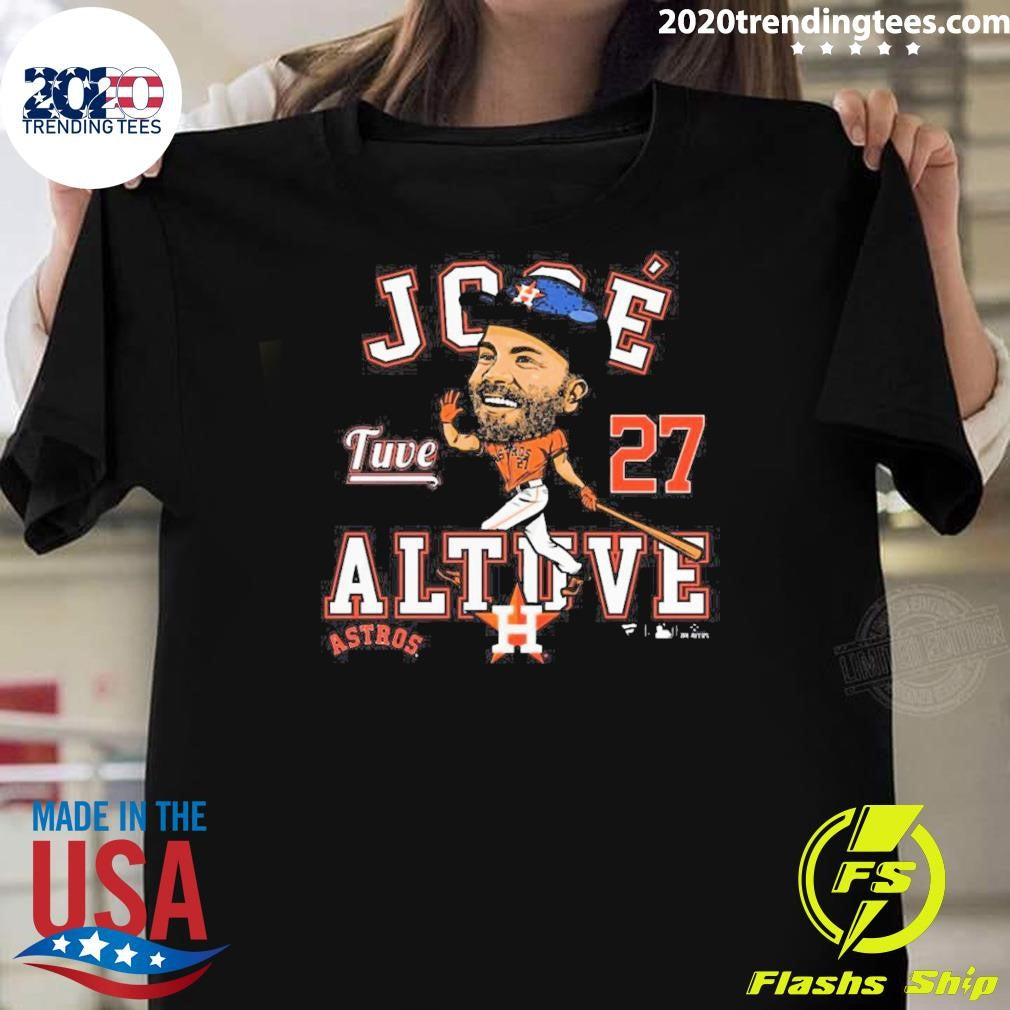 Original Jose Altuve Houston Astros 2024 Hometown - Adult & Kids T-Shirts, Sweatshirts & Hoodies apparel design preview 1