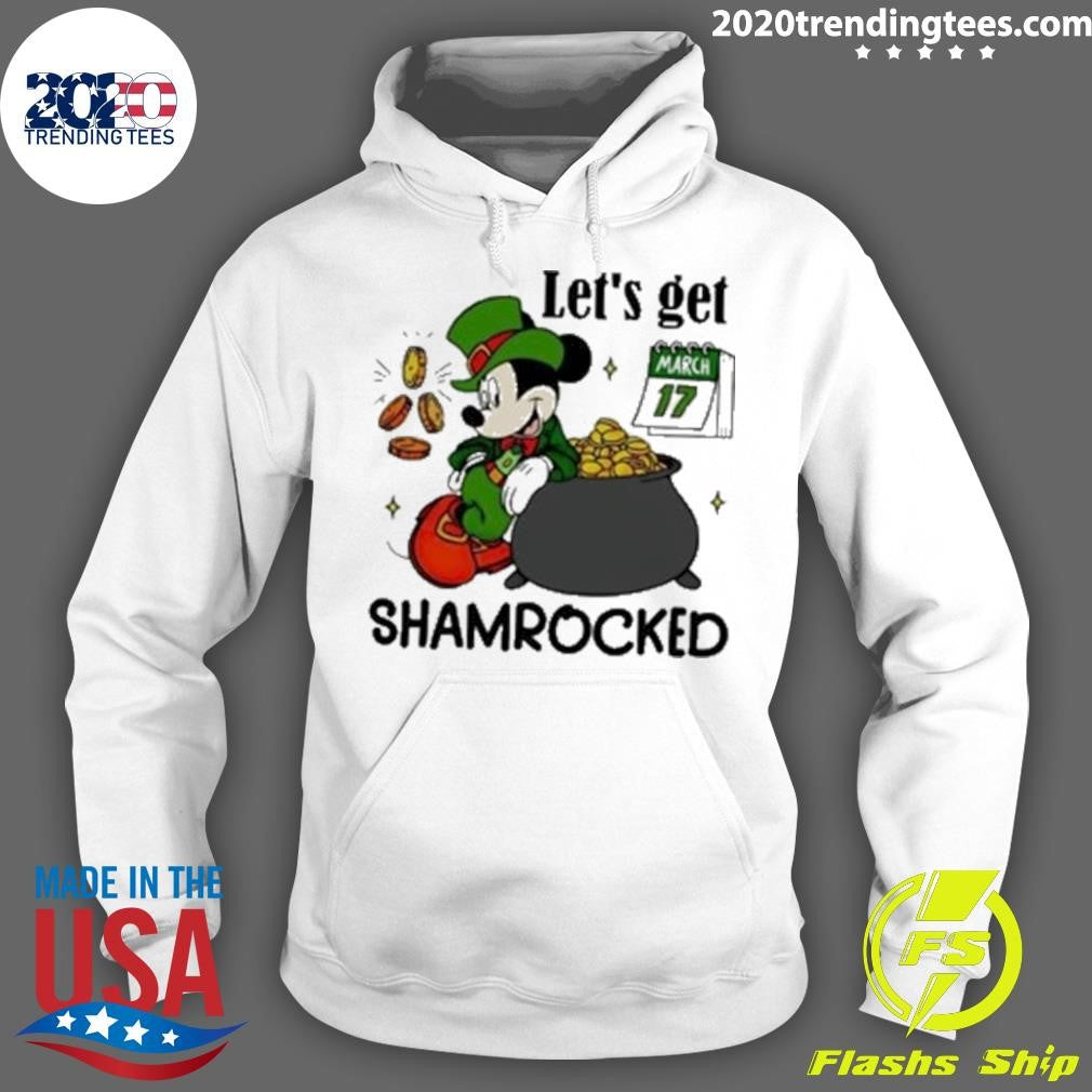 Original Let's Get Shamrocked Mickey Mouse Disney St - Adult & Kids T-Shirts, Sweatshirts & Hoodies apparel design preview 2