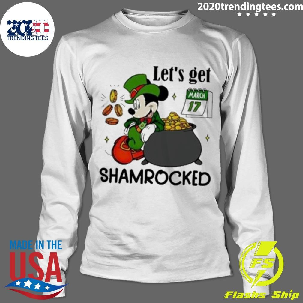 Original Let's Get Shamrocked Mickey Mouse Disney St - Adult & Kids T-Shirts, Sweatshirts & Hoodies apparel design preview 4