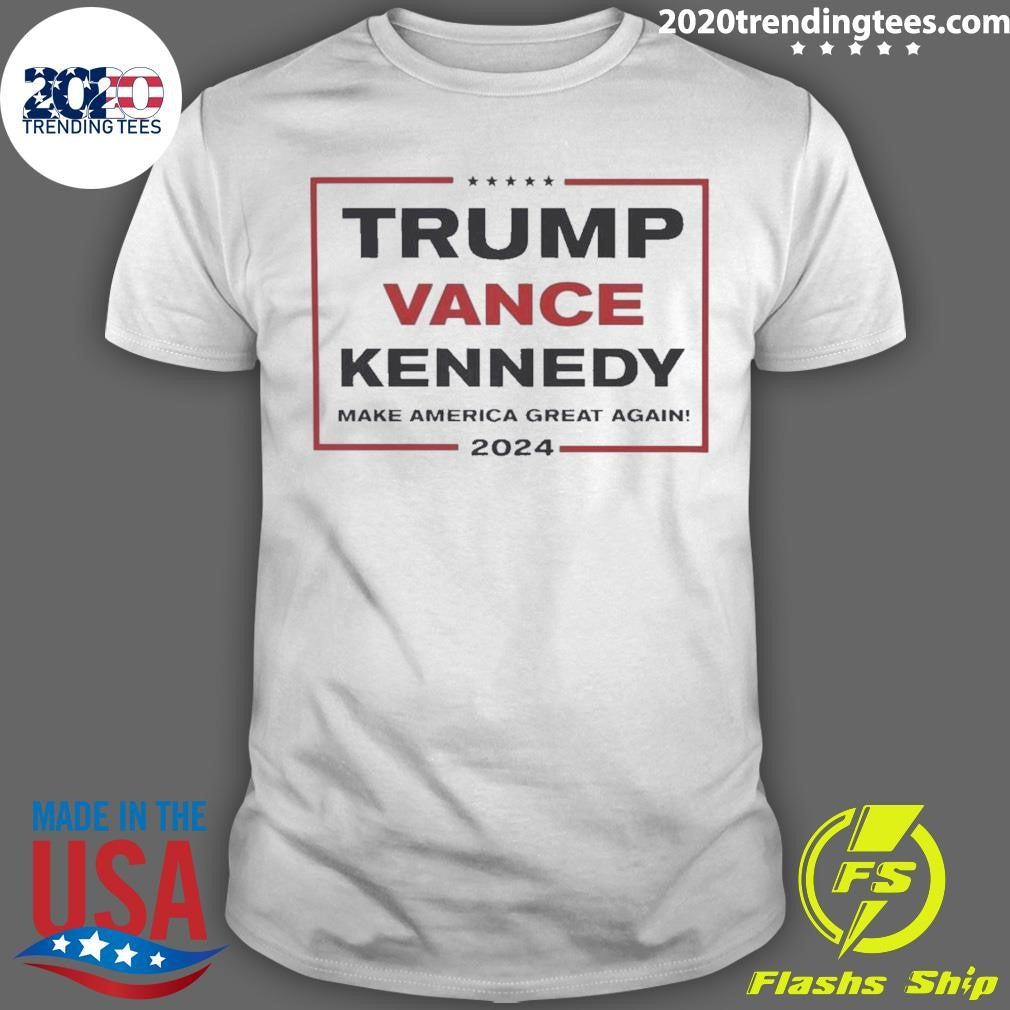 Original Maga Trump Vance Kennedy 2024 - Adult & Kids T-Shirts, Sweatshirts & Hoodies apparel design preview 1