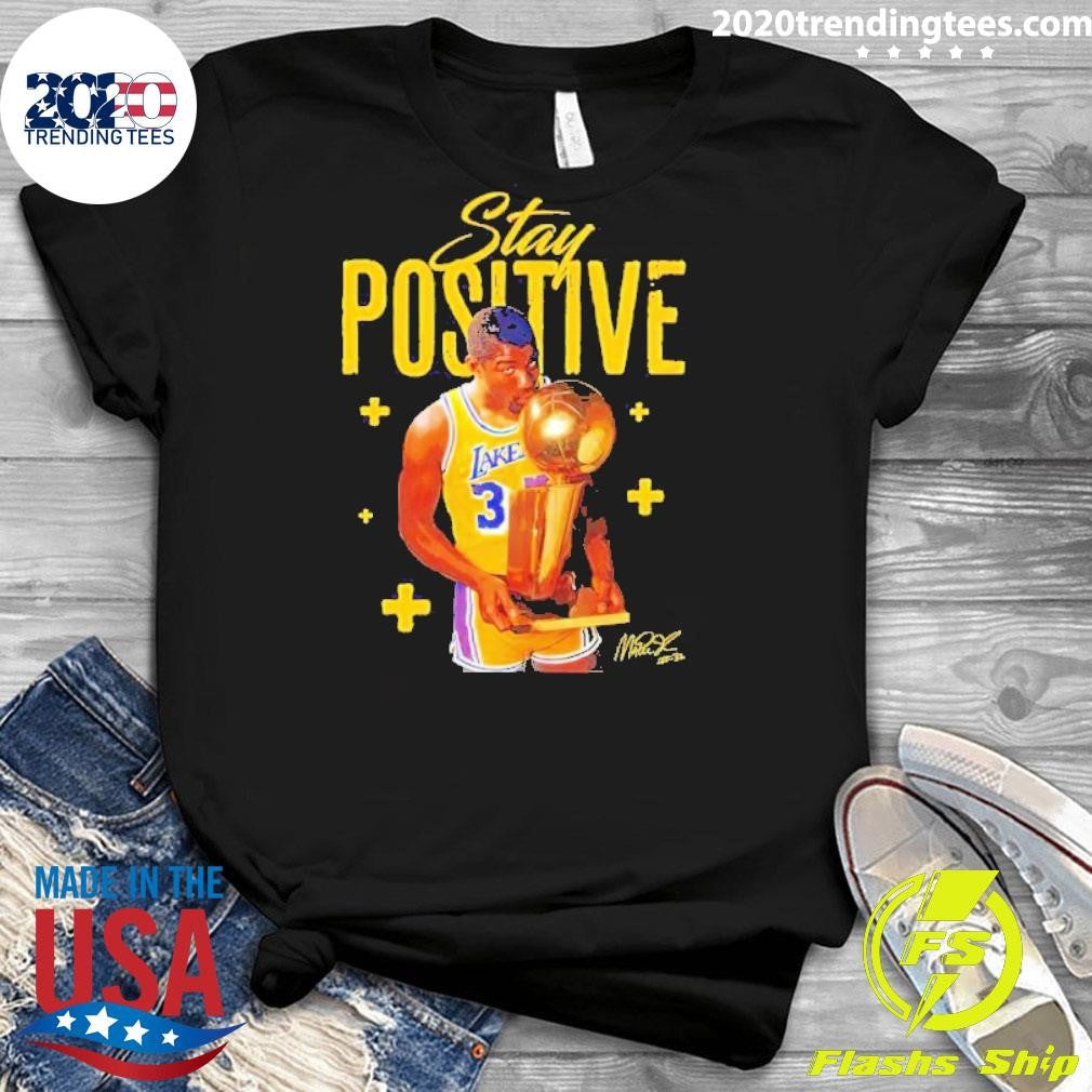 Original Magic Johnson Stay Positive Signature - Adult & Kids T-Shirts, Sweatshirts & Hoodies apparel design preview 3