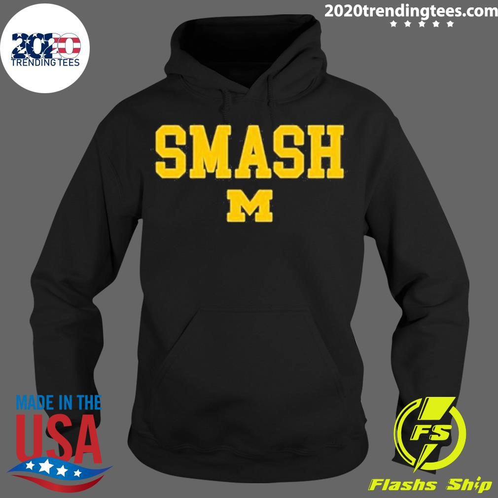 Original Michigan Football Smash - Adult & Kids T-Shirts, Sweatshirts & Hoodies apparel design preview 2