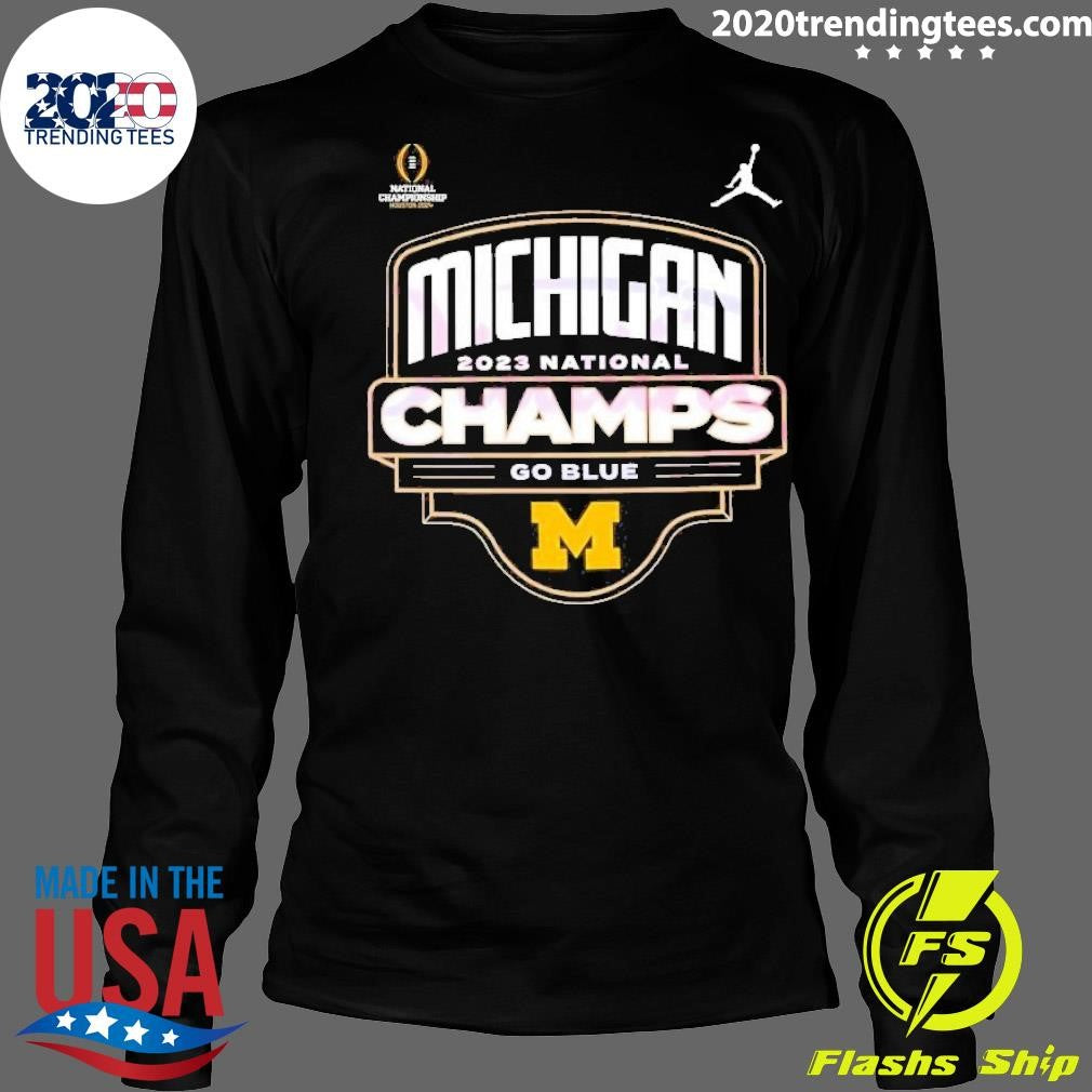 Original Michigan National Champs Go Blue - Adult & Kids T-Shirts, Sweatshirts & Hoodies apparel design preview 4