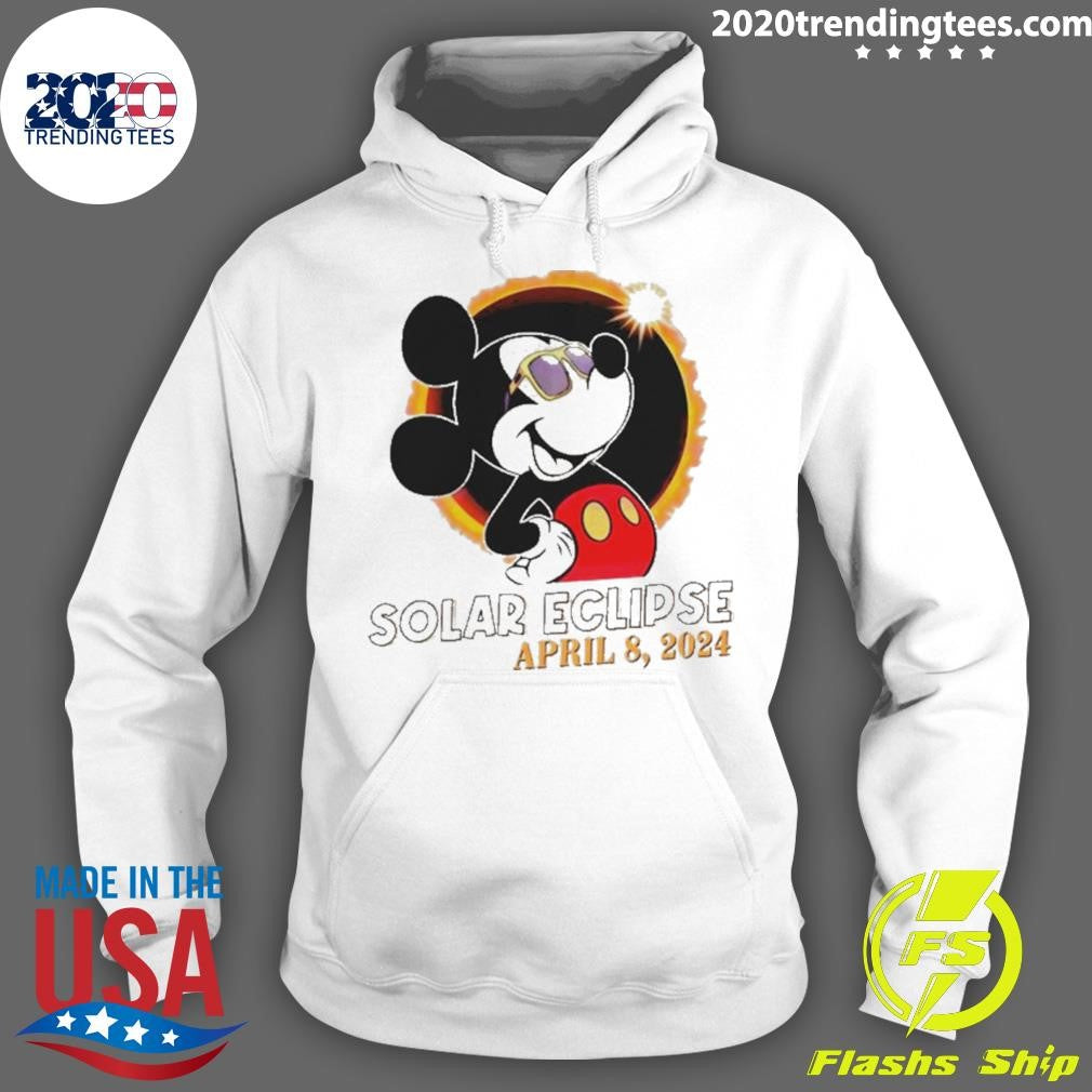 Original Mickey Total Solar Eclipse April 8 2024 - Adult & Kids T-Shirts, Sweatshirts & Hoodies apparel design preview 2