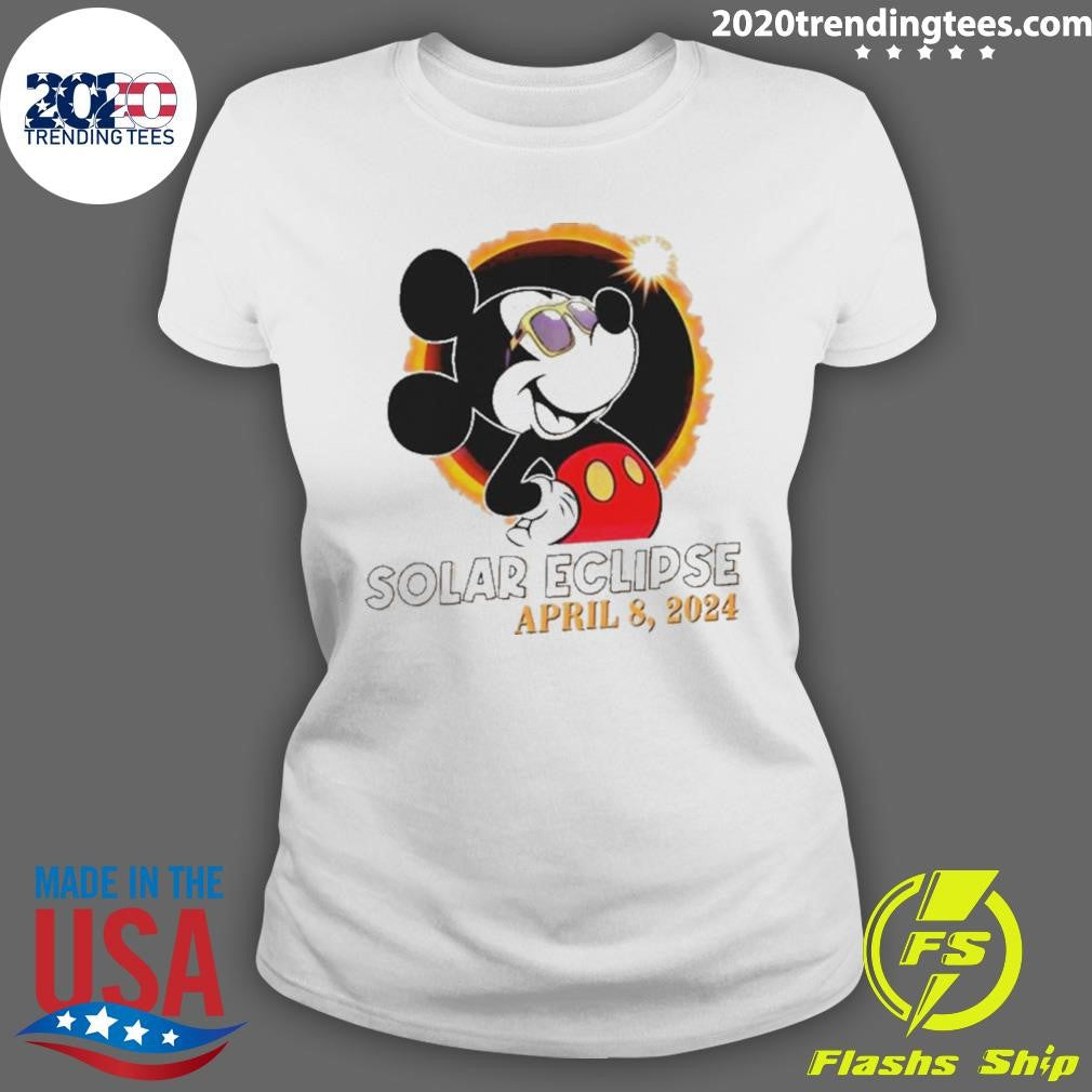 Original Mickey Total Solar Eclipse April 8 2024 - Adult & Kids T-Shirts, Sweatshirts & Hoodies apparel design preview 3