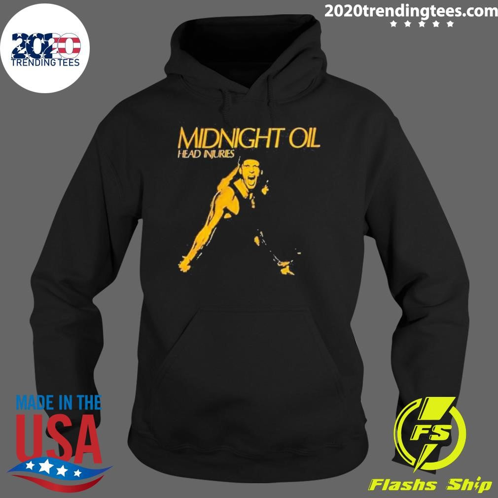 Original Midnight Oil Head Injuries - Adult & Kids T-Shirts, Sweatshirts & Hoodies apparel design preview 2