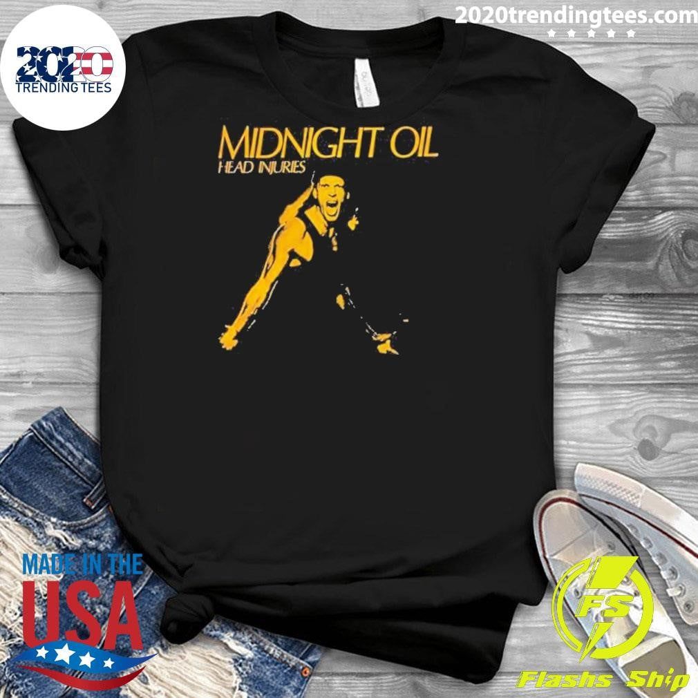 Original Midnight Oil Head Injuries - Adult & Kids T-Shirts, Sweatshirts & Hoodies apparel design preview 3