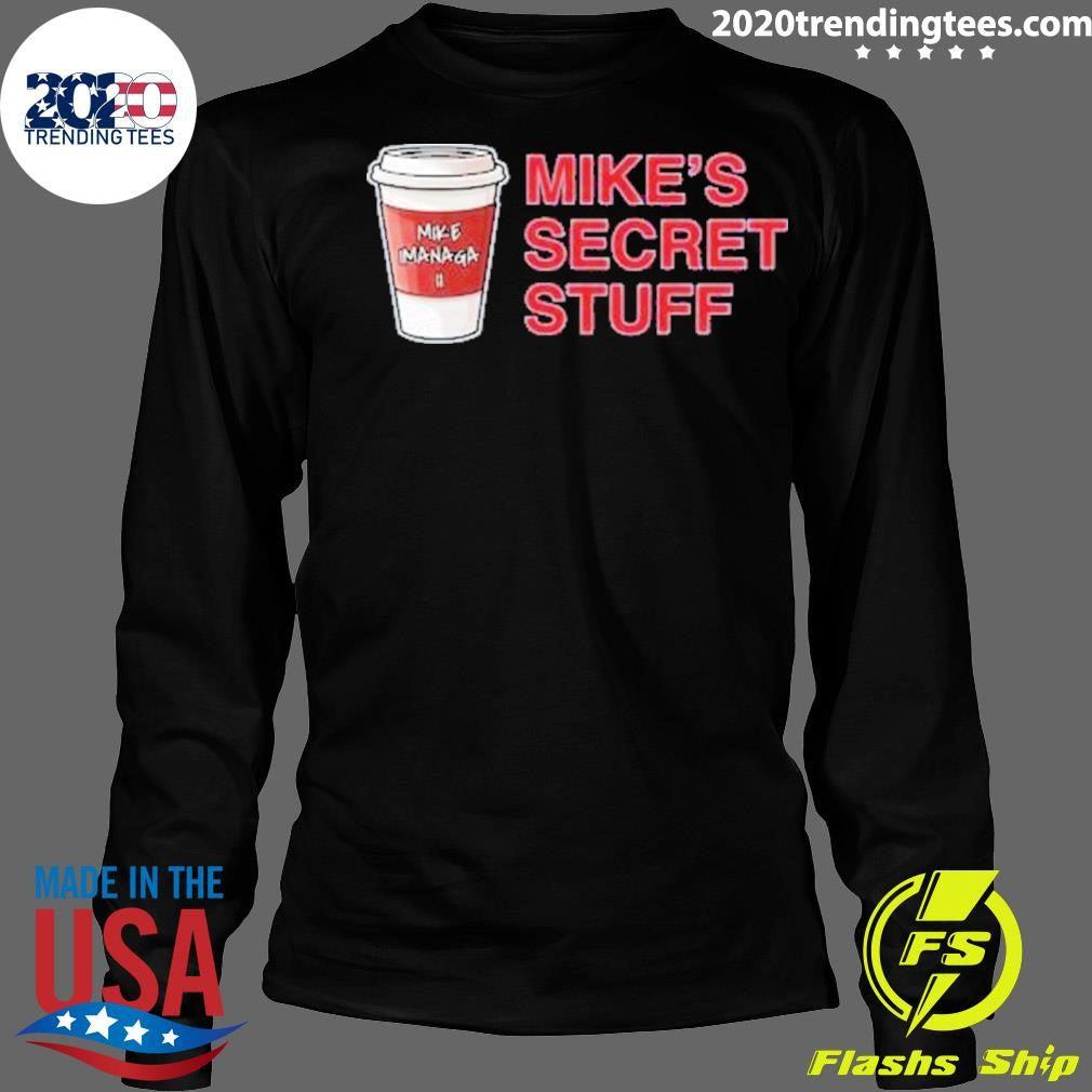 Original Mike's Secret Stuff Mike Imanaga II - Adult & Kids T-Shirts, Sweatshirts & Hoodies apparel design preview 4
