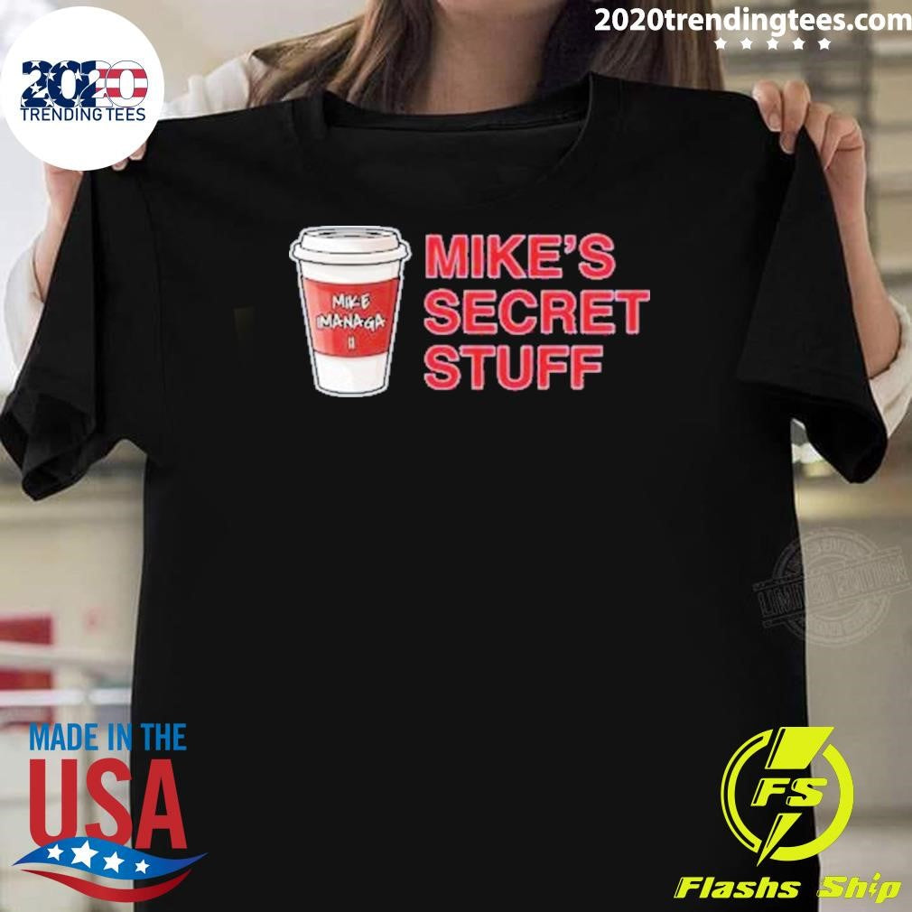 Original Mike's Secret Stuff Mike Imanaga II - Adult & Kids T-Shirts, Sweatshirts & Hoodies apparel design preview 1