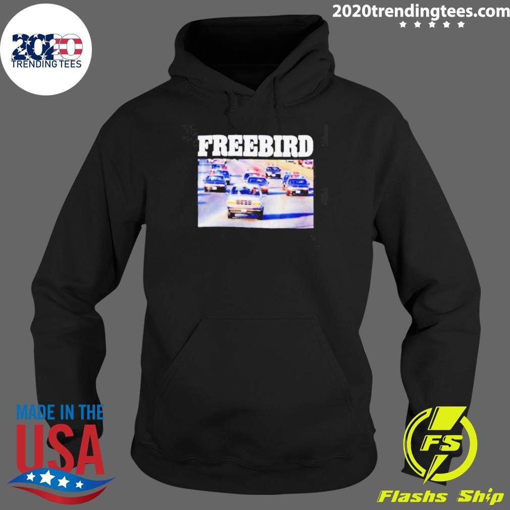 Original O.j Simpson White Bronco Freebird - Adult & Kids T-Shirts, Sweatshirts & Hoodies apparel design preview 2