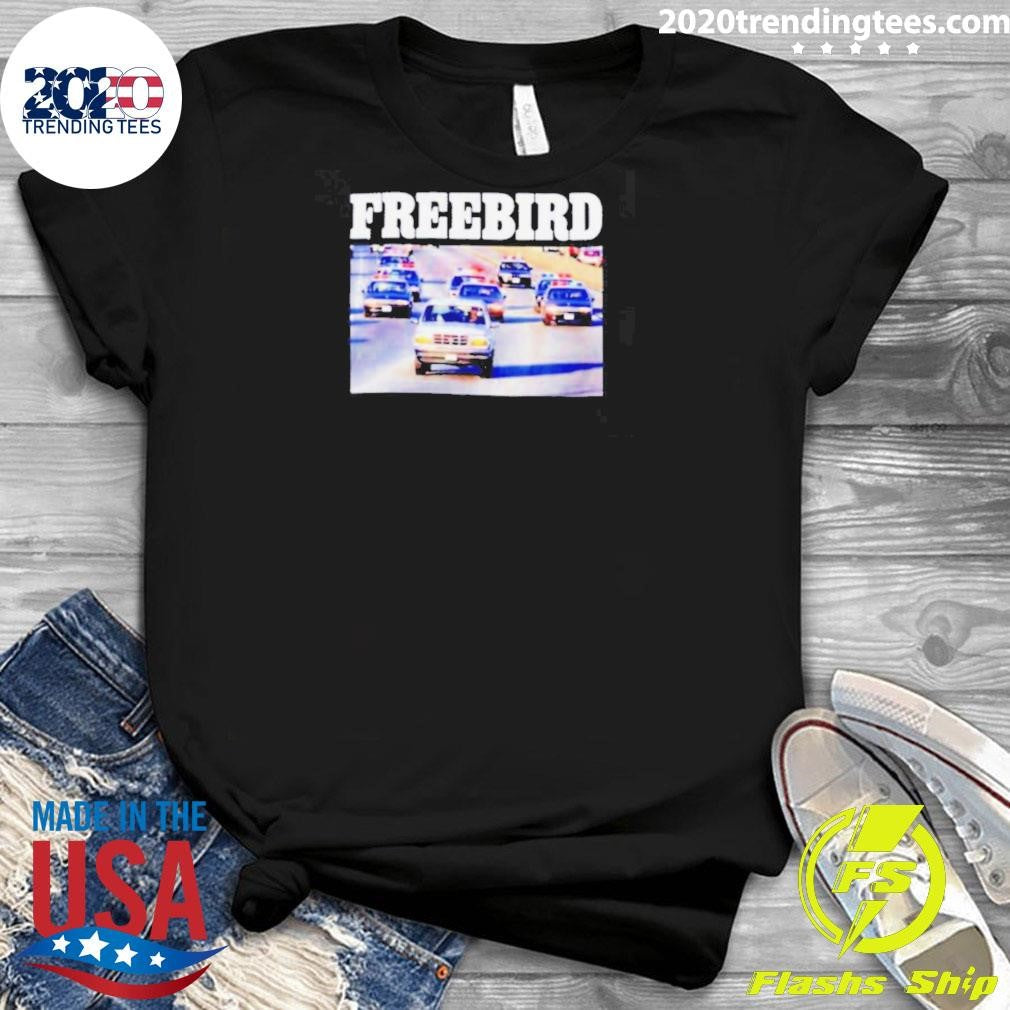 Original O.j Simpson White Bronco Freebird - Adult & Kids T-Shirts, Sweatshirts & Hoodies apparel design preview 3