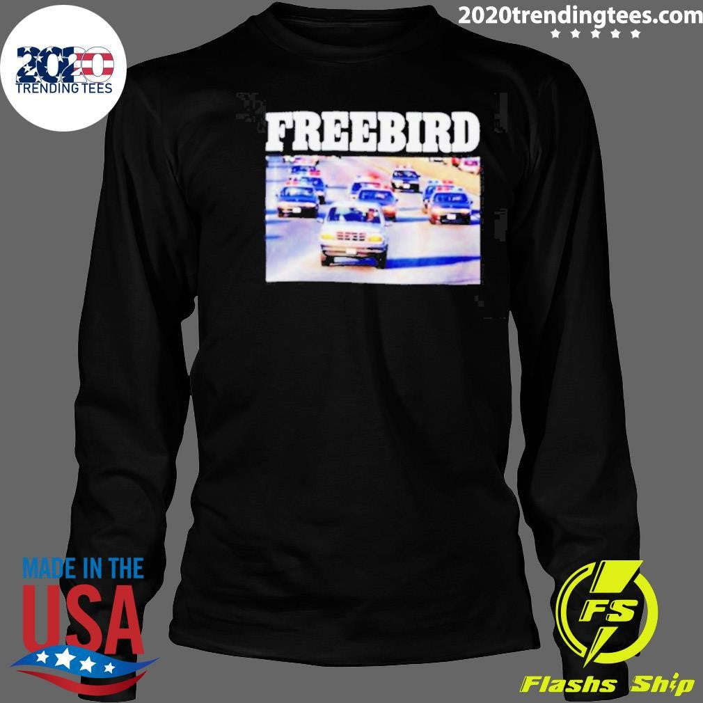 Original O.j Simpson White Bronco Freebird - Adult & Kids T-Shirts, Sweatshirts & Hoodies apparel design preview 4