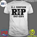 Original OJ Simpson RIP 32 1947-2024 - Adult & Kids T-Shirts, Sweatshirts & Hoodies apparel design preview 1
